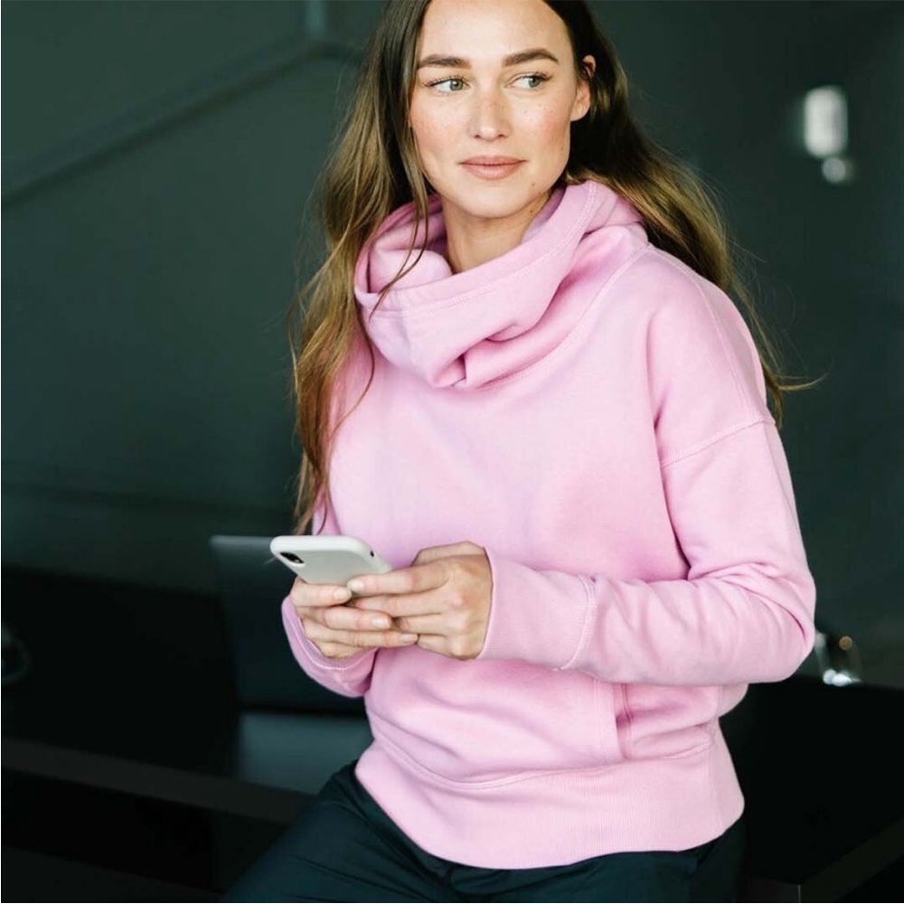 ZYIA Active Oh So Soft Funnel Neck Hoodie Sz Medium
